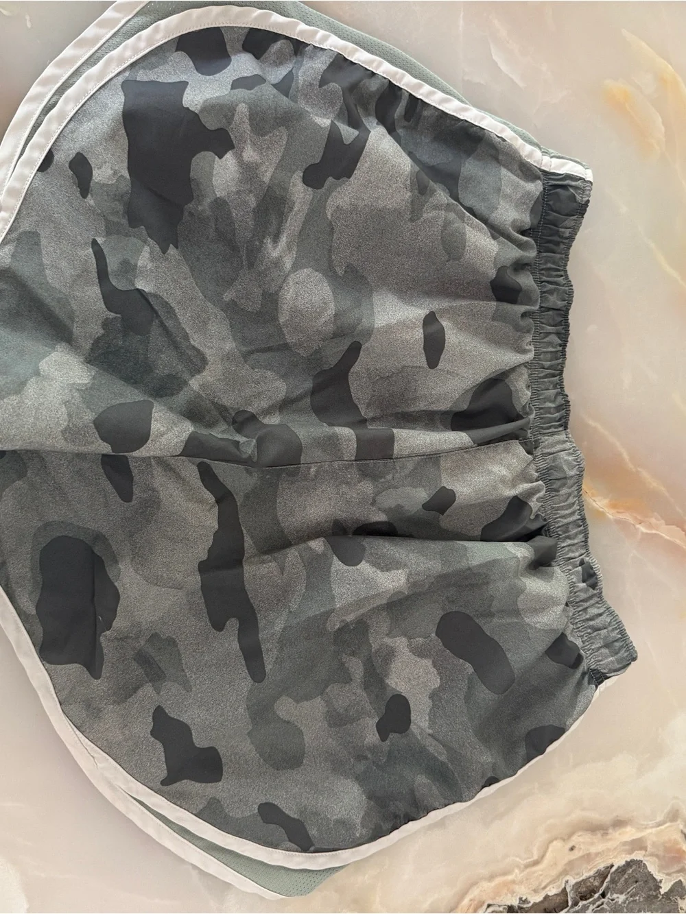 Nike Dri-FIT Light Olive/Gray Athletic Shorts